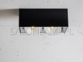 czarna lampa natynkowa prostokątna z regulowanymi białymi reflektorami spotlight Solid 163.2 NT edge.LED 2x6,5W.jpg