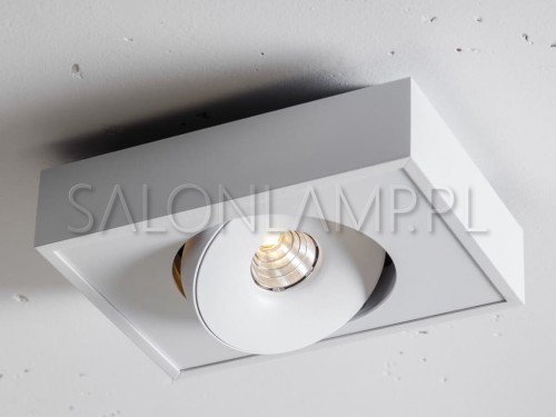 biała oprawa natynkowa reflektor spotlight do nowoczesnego pokoju Lava X1 NT edge.LED 6,5W.jpg