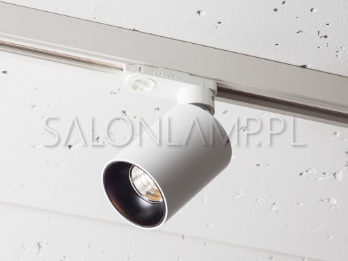 biała lampa sufitowa na szynoprzewodzie reflektor Texo XL.75 LED Adaptor 3F 10W H100 do eleganckich wnętrz.jpg