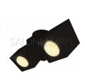 podwójna mała czarna lampa dwie kostki plafon na suficie Vosto NT2 halogen 2x50W GU10 z możliwością obrotu świecenia.jpg