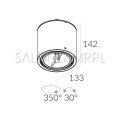 lampa sufitowa spot z regulacją spotlight Nex 1 NT QR111 50W schemat.jpg