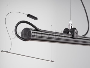 Freeline 2m LED - 2000x23x2000mm - Lampa Wisząca
