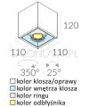kwadratowa oprawa lampa natynkowa reflektor spot SOLID 110.1 NT mini.LED 8,5W schemat.jpg