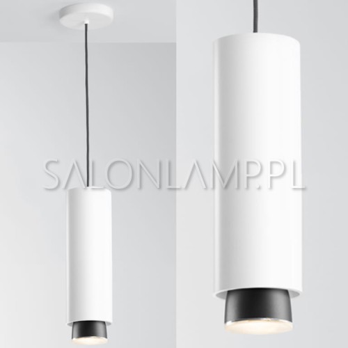 lampa zwieszana do nowoczesnych wnętrz Claque h30cm LED 20W biała