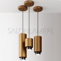 designerska lampa wisząca Claque h10cm LED 20W brązowa