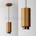 lampa zwieszana do nowoczesnych wnętrz Claque h20cm LED 20W brązowa
